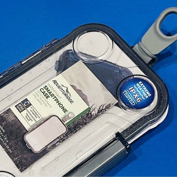Watertight Smartphone Case 6” Smartphone Compatible Grip Tether by Adventuridge - Picture 1 of 5